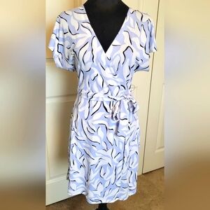 Women's Nine West Dolman sleeve wrap Dress Size SMALL